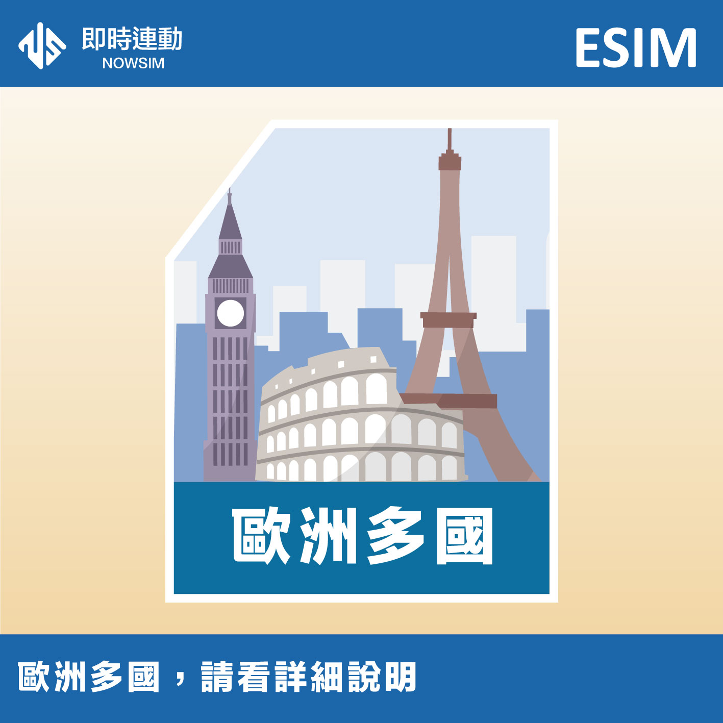 歐洲多國 eSIM 網卡